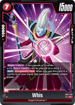 Whis #FB04-002 · Dragon Ball Super: Fusion world