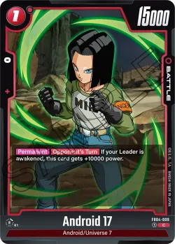 Android 17 #FB04-009 · Dragon Ball Super: Fusion world
