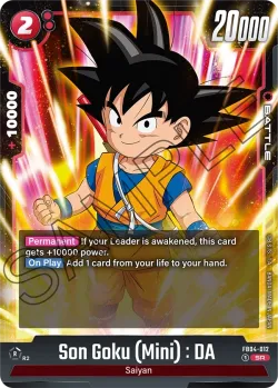 Son Goku (Mini) : DA #FB04-012 · Dragon Ball Super: Fusion world