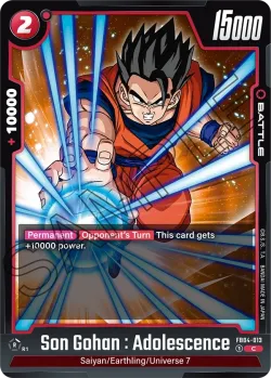 Son Gohan : Adolescence #FB04-013 · Dragon Ball Super: Fusion world