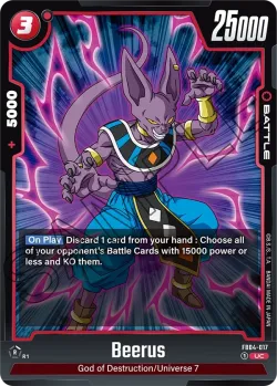 Beerus #FB04-017 · Dragon Ball Super: Fusion world