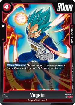 Vegeta #FB04-019 · Dragon Ball Super: Fusion world