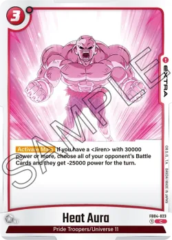 Heat Aura #FB04-023 · Dragon Ball Super: Fusion world