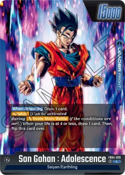 Son Gohan : Adolescence #FB04-026 · Dragon Ball Super: Fusion world