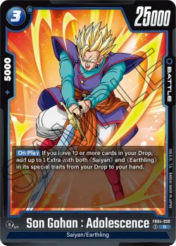 Son Gohan : Adolescence #FB04-038 · Dragon Ball Super: Fusion world