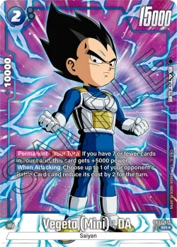 Vegeta (Mini) : DA #FB04-045 · Dragon Ball Super: Fusion world