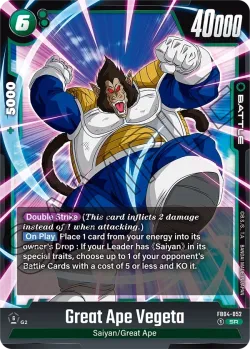 Great Ape Vegeta #FB04-052 · Dragon Ball Super: Fusion world
