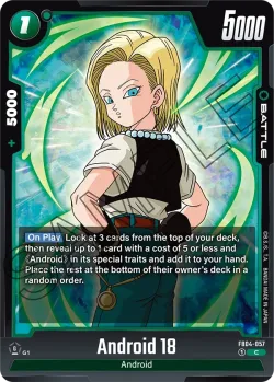 Android 18 #FB04-057 · Dragon Ball Super: Fusion world