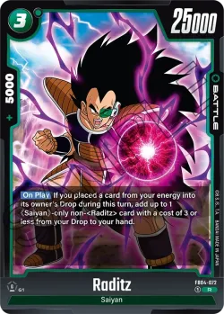Raditz #FB04-072 · Dragon Ball Super: Fusion world