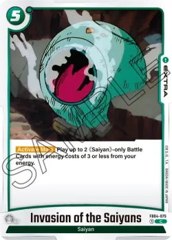 Invasion of the Saiyans #FB04-075 · Dragon Ball Super: Fusion world
