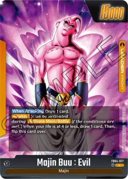 Majin Buu : Evil #FB04-077 · Dragon Ball Super: Fusion world
