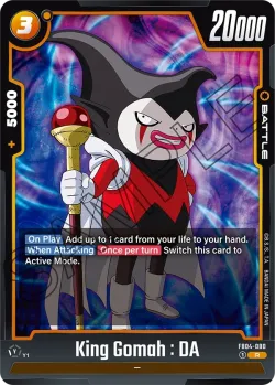 King Gomah : DA #FB04-080 · Dragon Ball Super: Fusion world