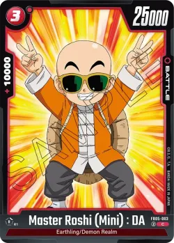 Master Roshi (Mini) : DA #FB05-003 · Dragon Ball Super: Fusion world