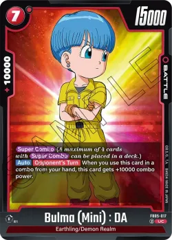 Bulma (Mini) : DA #FB05-017 · Dragon Ball Super: Fusion world
