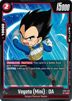 Vegeta (Mini) : DA #FB05-018 · Dragon Ball Super: Fusion world