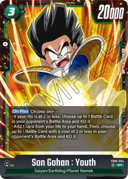Son Gohan : Youth #FB05-054 · Dragon Ball Super: Fusion world