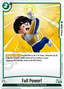 Full Power! #FB05-071 · Dragon Ball Super: Fusion world