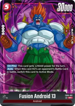 Fusion Android 13 #FB06-002 · Dragon Ball Super: Fusion world