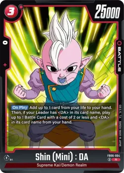 Shin (Mini) : DA #FB06-004 · Dragon Ball Super: Fusion world