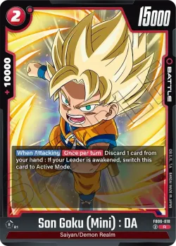Son Goku (Mini) : DA #FB06-018 · Dragon Ball Super: Fusion world