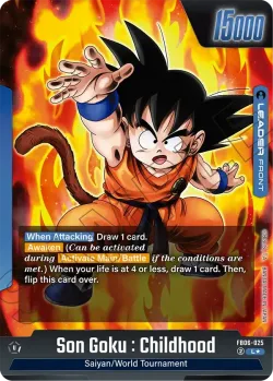 Son Goku : Childhood #FB06-025 · Dragon Ball Super: Fusion world