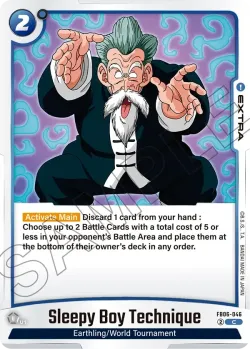 Sleepy Boy Technique #FB06-046 · Dragon Ball Super: Fusion world