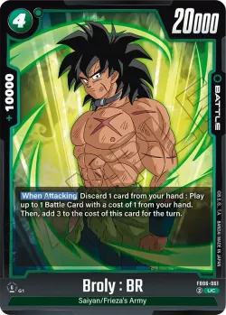 Broly : BR #FB06-061 · Dragon Ball Super: Fusion world