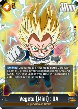 Vegeta (Mini) : DA 「FB06-084」「EN」