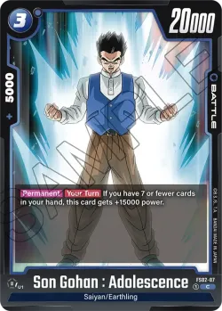 Son Gohan : Adolescence 「FS02-07」「EN」