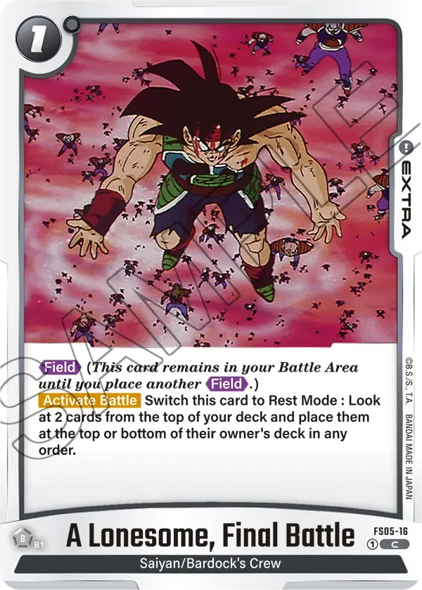 A Lonesome, Final Battle 「FS05-16」「EN」