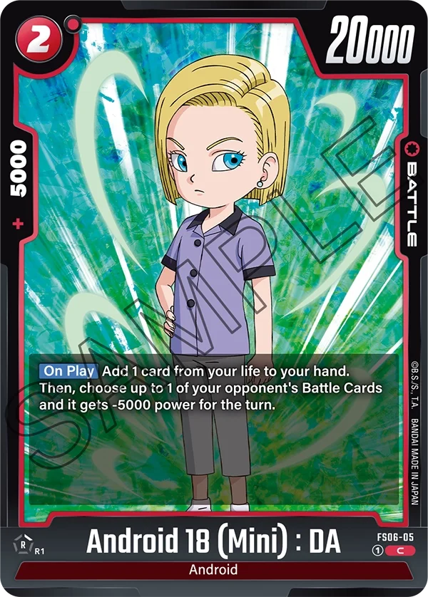 Android 18 (Mini) : DA 「FS06-05」「EN」