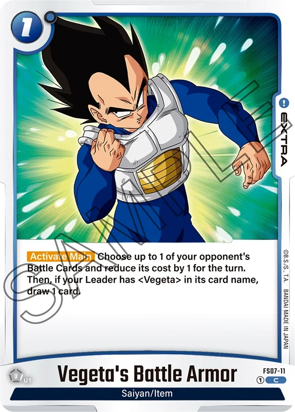 Vegeta's Battle Armor 「FS07-11」「EN」