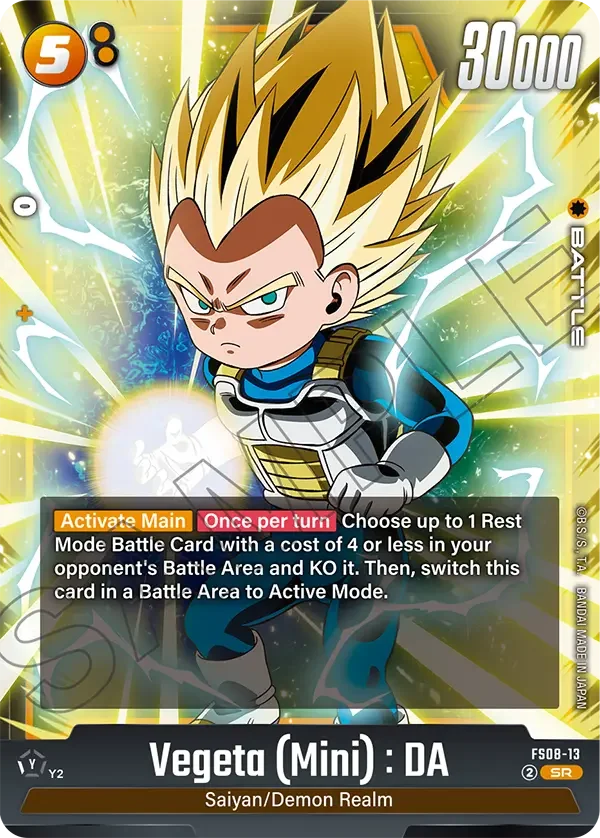 Vegeta (Mini) : DA 「FS08-13」「EN」