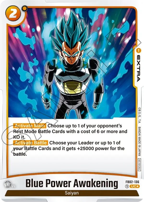 Blue Power Awakening 「FB02-136-p1」「EN」