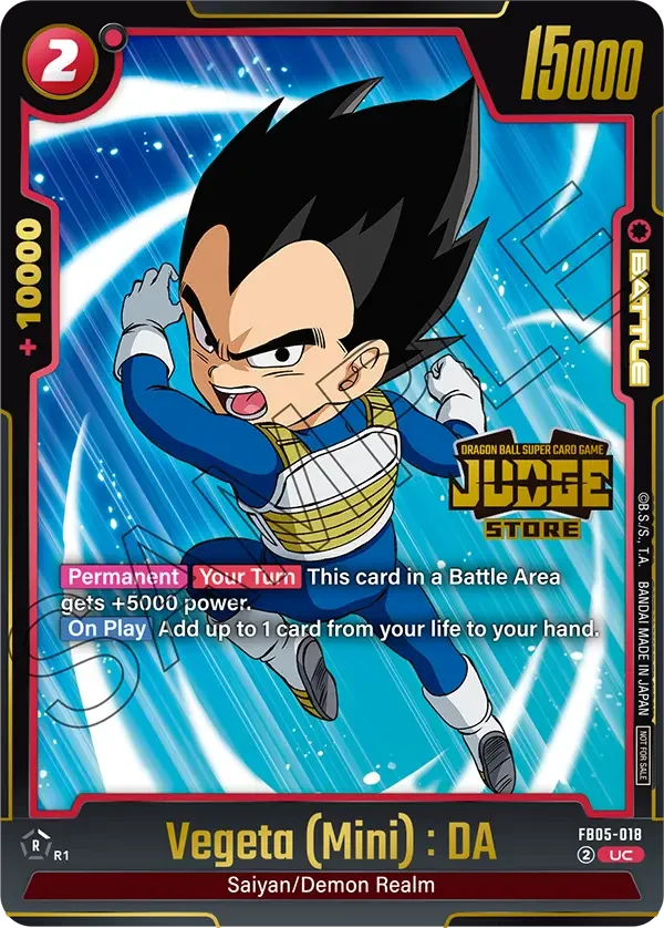 Vegeta (Mini) : DA 「FB05-018-p2」「EN」