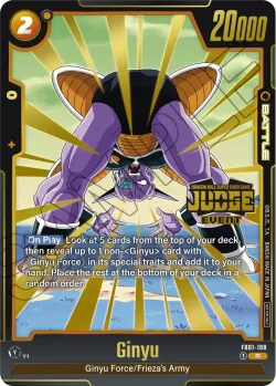 Ginyu #FB01-108 · Dragon Ball Super: Fusion world