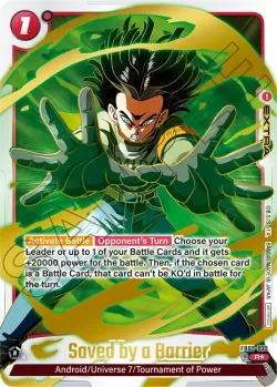 Saved by a Barrier #FB02-033 · Dragon Ball Super: Fusion world
