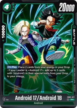 Android 17/Android 18 #FB02-077 · Dragon Ball Super: Fusion world