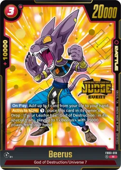 Beerus #FB03-018 · Dragon Ball Super: Fusion world