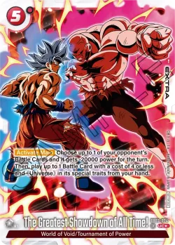 The Greatest Showdown of All Time! #FB03-024 · Dragon Ball Super: Fusion world