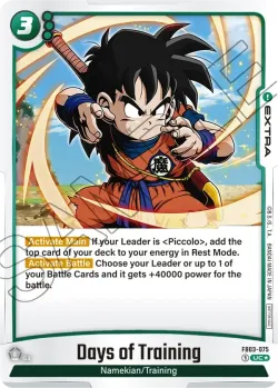 Days of Training #FB03-075 · Dragon Ball Super: Fusion world
