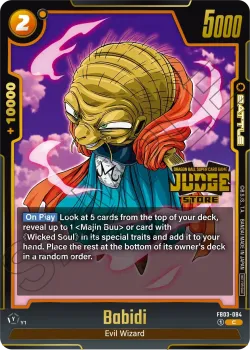 Babidi #FB03-084 · Dragon Ball Super: Fusion world
