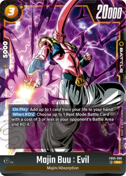 Majin Buu : Evil #FB05-086 · Dragon Ball Super: Fusion world