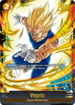 Vegeta #FP-023 · Dragon Ball Super: Fusion world