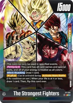 The Strongest Fighters #FP-030 · Dragon Ball Super: Fusion world