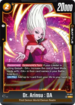 Dr. Arinsu : DA #FP-039 · Dragon Ball Super: Fusion world