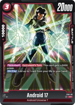 Android 17 #FS01-06 · Dragon Ball Super: Fusion world