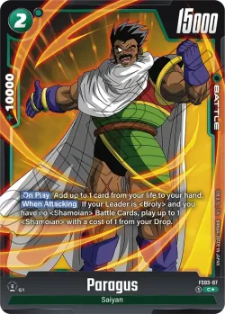 Paragus #FS03-07 · Dragon Ball Super: Fusion world