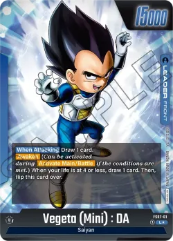 Vegeta (Mini) : DA #FS07-01 · Dragon Ball Super: Fusion world