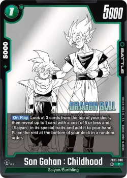 Son Gohan : Childhood 「FB01-088-p2」「EN」